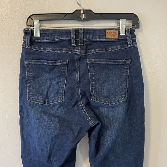 Women's L.L. BeanFlex Jeans High-Rise Slim-Leg Ankle Sz 6 - Picture 6 of 10